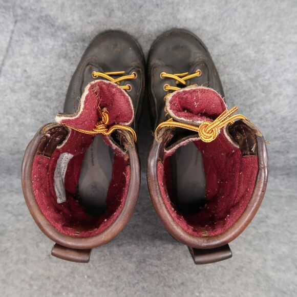 Danner Mens 8 Work Boots Hawk Nubuck Leather USA Waterproof Lace Up Handcrafted - Picture 9 of 16